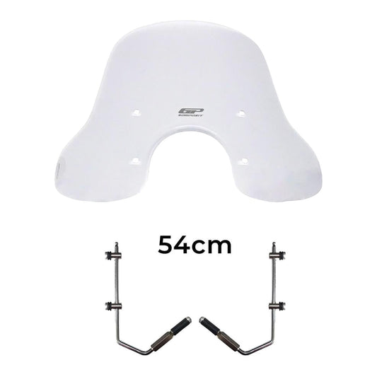 Parabrezza Trasparente 54 cm per Vespa GTS 300 / GTS 150 – dettaglio 2