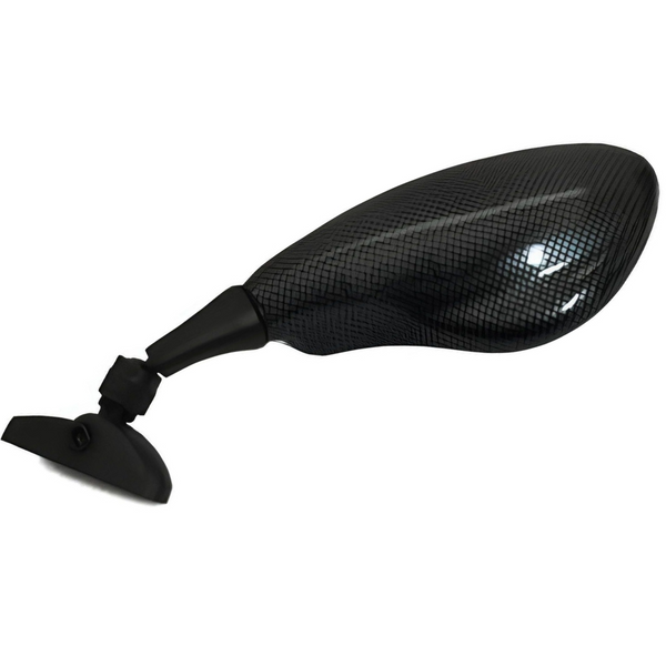 Universal Carbon Look Left Rearview Mirror for Fairing Motorcycles