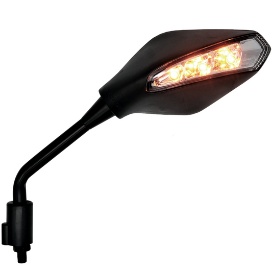 Retrovisore Sinistro a Manubrio Universale StreetArrow – Con LED Integrato