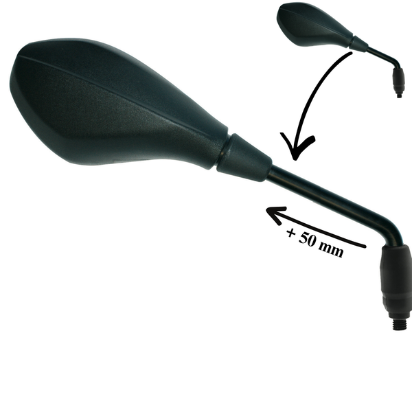Right Rearview Mirror Touring Extended Stem BMW F / GS / R Series