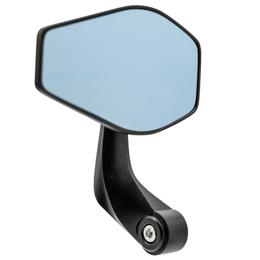 Retrovisore Destro Bar End Torsion Nero Opaco 130mm – vista laterale