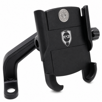 Porta Cellulare Moto Universale a Manubrio o Retrovisore in Alluminio – Supporto Smartphone FAR