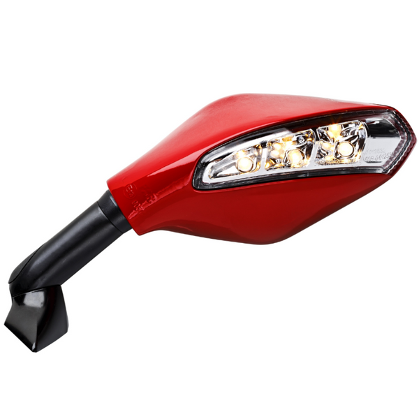 Left Mirror Ducati Panigale V4 – Integrated LED Indicator CNC