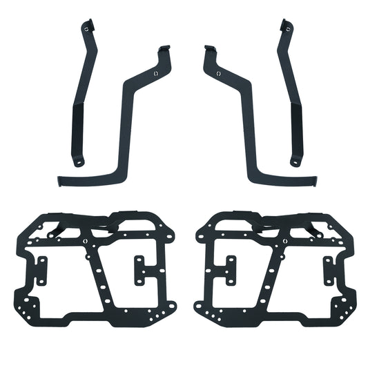 Side Pannier Racks / Bag Supports Nero Compatible with CF Moto 450MT - GP Kompozit