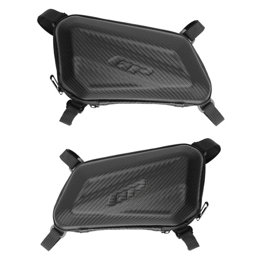YNC001 Universal EVA Carbon Look Motorcycle Side Bag Set – Waterproof Saddlebag Pair - GP Kompozit