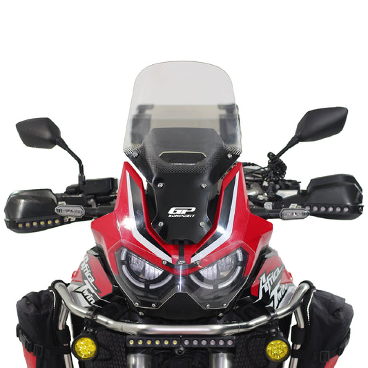 Parabrezza Serigrafato Trasparente 49 cm per Honda CRF1100L L1 2020-2023