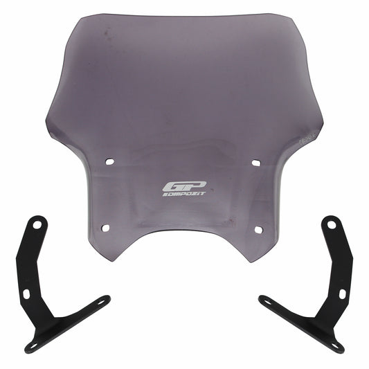 Parabrezzashield Parabrezzascreen Fumé Compatibile per Honda CB125R / CB250R / CB300R - GP Kompozit