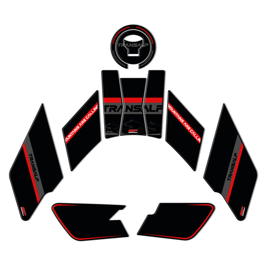 Kit Paraserbatoio Nero per Honda XL750 Transalp 2023-2024 – dettaglio 2