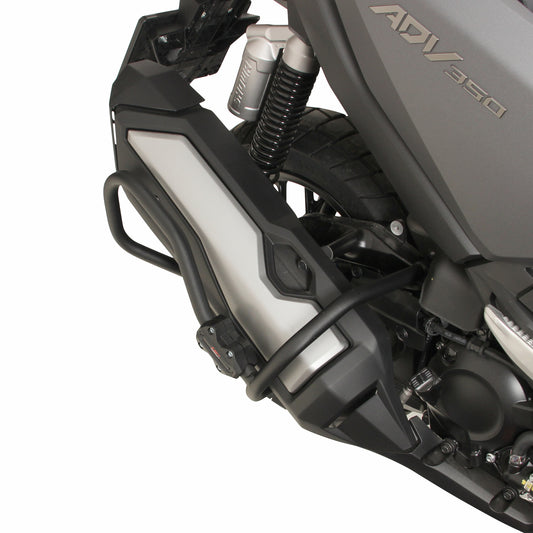 Paramotore con Protezione Scarico Nero per Honda ADV350 2022-2024