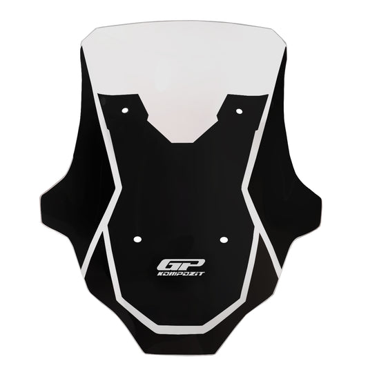 Short Parabrezzashield / Parabrezzascreen Transparent Compatible with Honda ADV350 - GP Kompozit