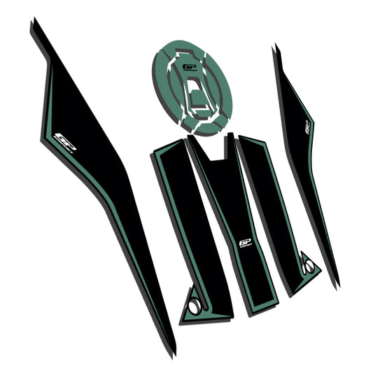 Kit Paraserbatoio Verde per Zontes ZT368T-G 2026 – GP Kompozit