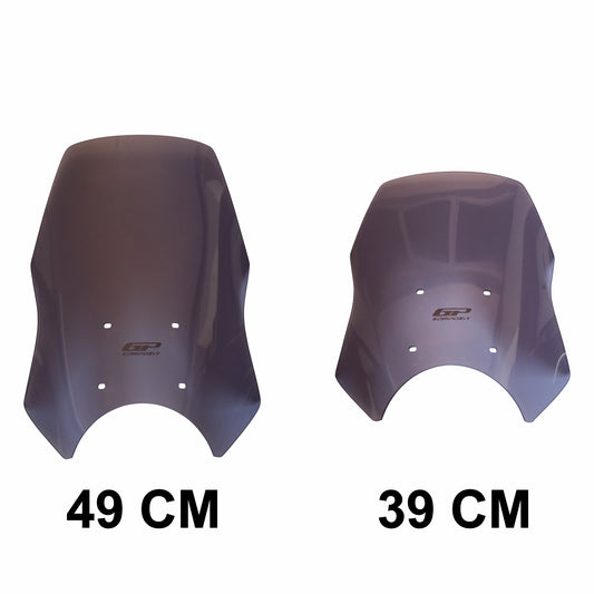 Parabrezzashield Parabrezzascreen Fumé Compatibile per Royal Enfield Himalayan - GP Kompozit