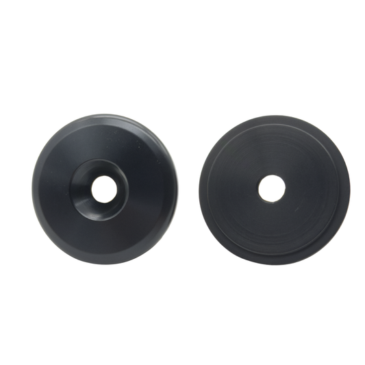 Coppia coperture tappi bar end Triumph CNC nero anodizzato