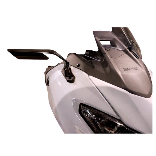 Retrovisore Dark Saber destro nero FAR per Yamaha TMAX TECH MAX 560 dal 2025