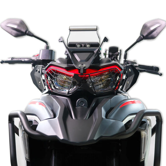 Griglia Protezione Faro Nera per Benelli TRK 702 / 702 X 2023-2025