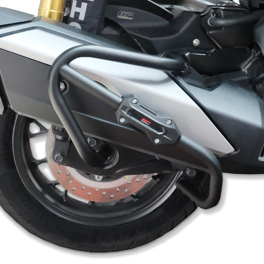 Paramotore con Protezione Scarico Nero per Honda ADV350 2025