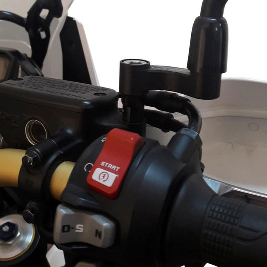 Prolunghe Rialzo Specchietti Nere per Honda CRF1000L/1100L 2016-2024