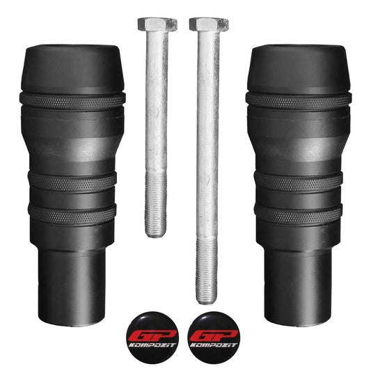 Engine Crash Protezione Telaios Nero Compatibile per Honda CB650R E-CLUTCH - GP Kompozit