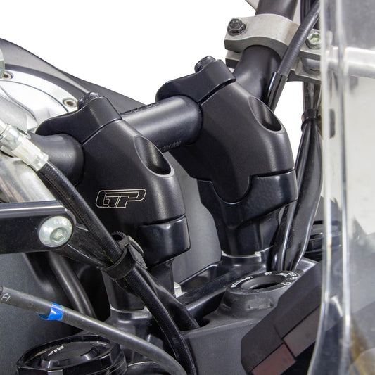 Rialzo Manubrio 26 mm Nero per KTM 250 Adventure / 390 Adventure 2020-2024
