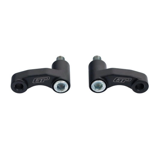 Mirror Riser Extenders Nero Compatibile per Suzuki V-Strom 800DE - GP Kompozit