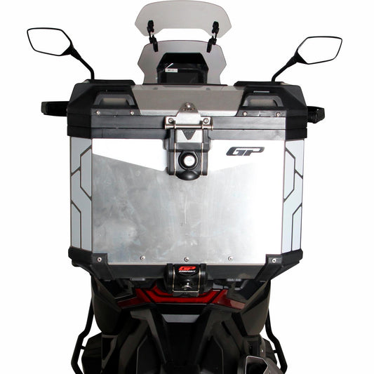 Bauletto Moto in Alluminio 37 Litri Grigio Universale