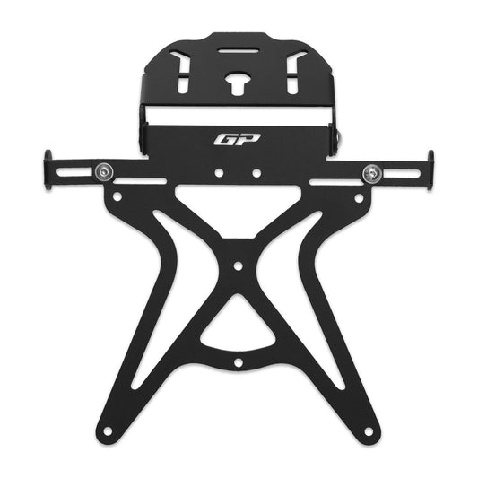 Universal Adjustable Folding License Plate Attacco, Tail Light Holder Posteriore Supporto - GP Kompozit
