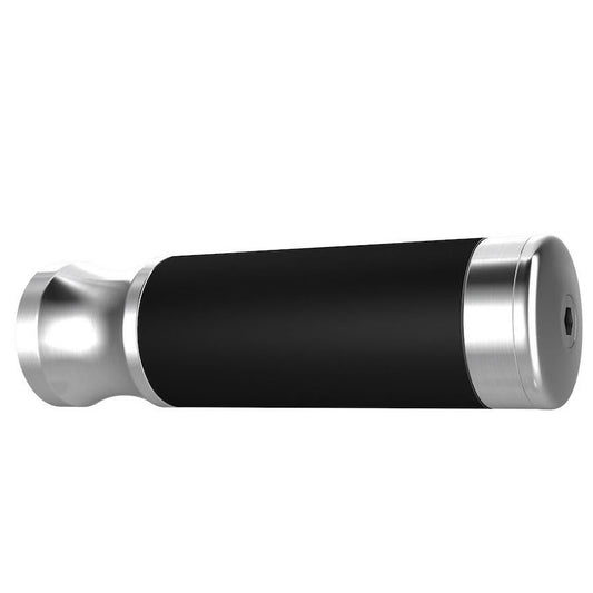 Manopole Moto Cromate Universali – Coppia con 3 Impugnature Intercambiabili