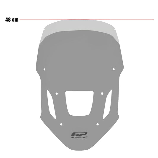 Windschutzscheibe getönt 48 cm für Honda Africa Twin CRF1100L 2024-2026 – Detail 2