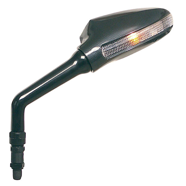 Retrovisore Sinistro Ducati Nero con Indicatore Integrato