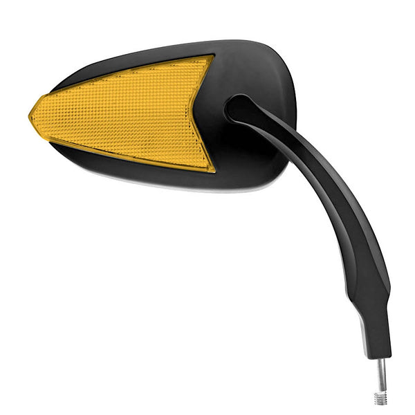 Retrovisore Destro Nero con Freccia LED per Harley-Davidson / Buell