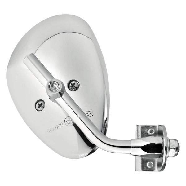 Universal Right Rearview Mirror Shield Vespa / Lambretta Chromed