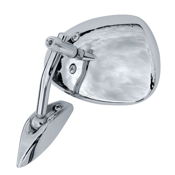 Specchietto Sinistro Auto d'Epoca – Cromato Richiudibile 205mm