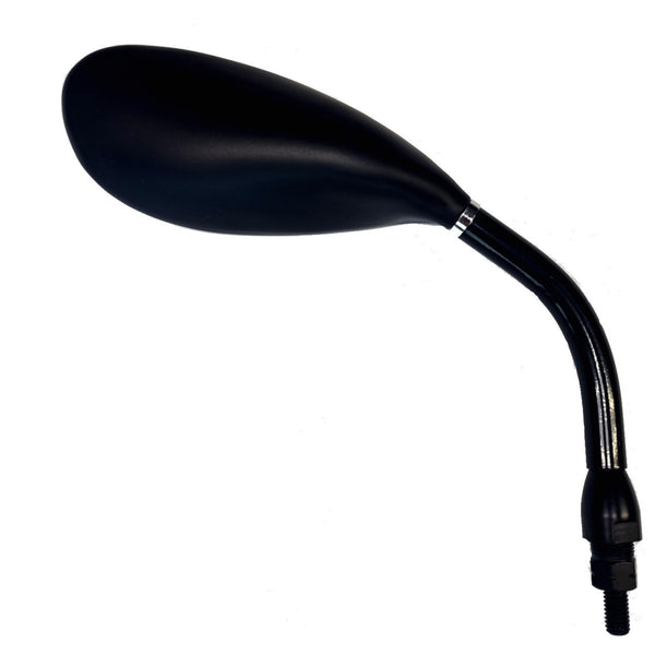 Universal Racing Handlebar Right Mirror – Black 170mm