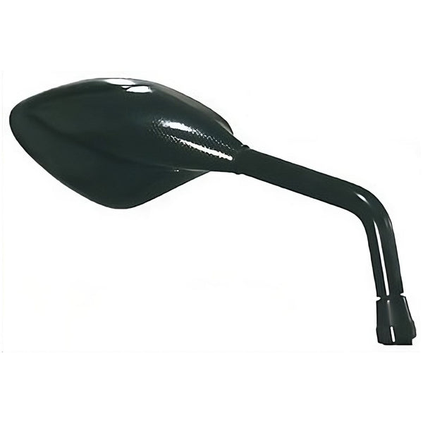 Universal Right Handlebar Racing Mirror – Carbon Look 205mm