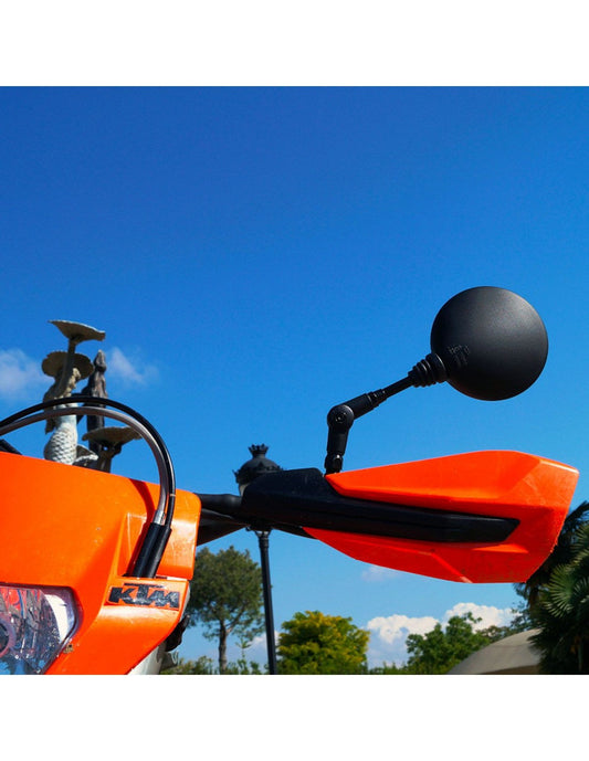 Retrovisore reclinabile da manubrio tondo – Sinistro/Destro