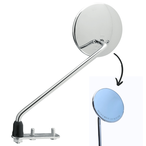 Left Rear View Mirror for Vespa Piaggio – Blue Edition –