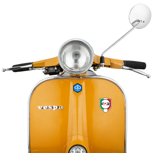 Left Rear View Mirror for Vespa Piaggio – Gold Edition –