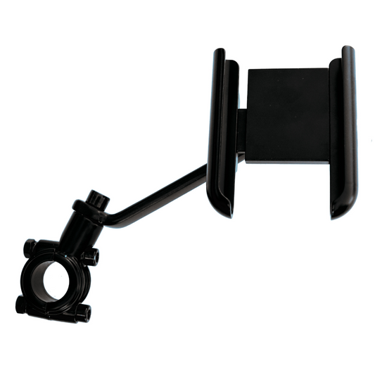 Supporto Universale Manubrio Moto Ø 22 mm – Portatelefono e Retrovisore