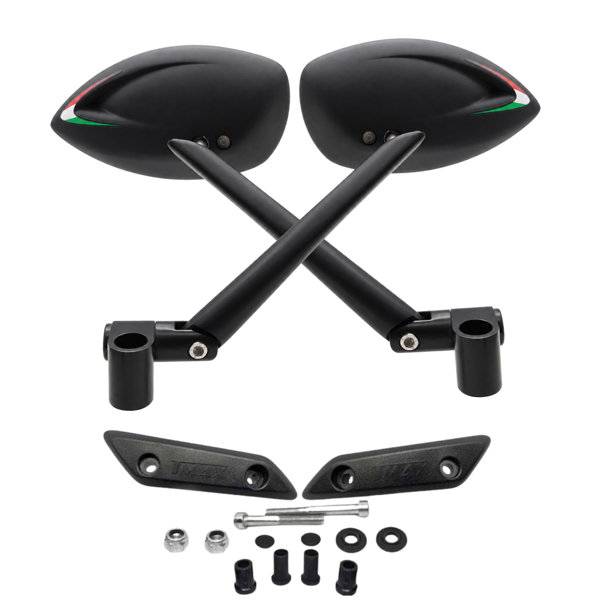 Kit Specchietti Retrovisori Viper Machete CNC per Yamaha T-MAX 560 (2022-2024)