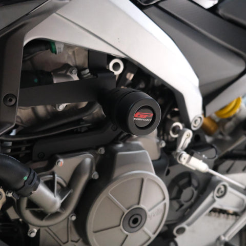 Sturzpads Rahmenschutz Schwarz für Aprilia Tuono 660 Factory
