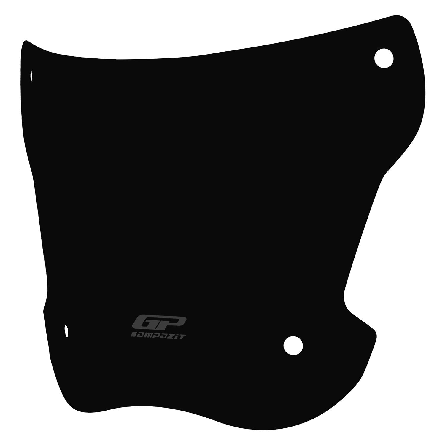 Cupolino Nero 34 cm GP Kompozit per Honda SH125i/150i/350i - retro