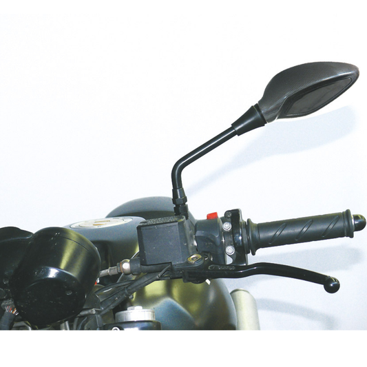 Retrovisore Destro Universale per Moto – Nero