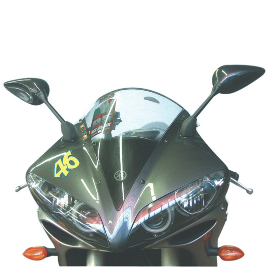 Linker Rückspiegel in Satinchrom für Yamaha YZF-R6 (2000–2006)