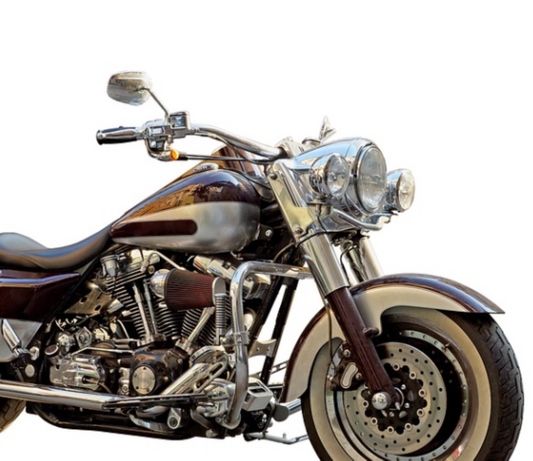Retrovisor Derecho Cromado para Harley-Davidson / Buell – vista lateral