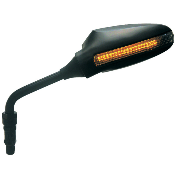 Specchietto Manubrio Sinistro Nero con LED – Ducati Monster / Multistrada / Hypermotard