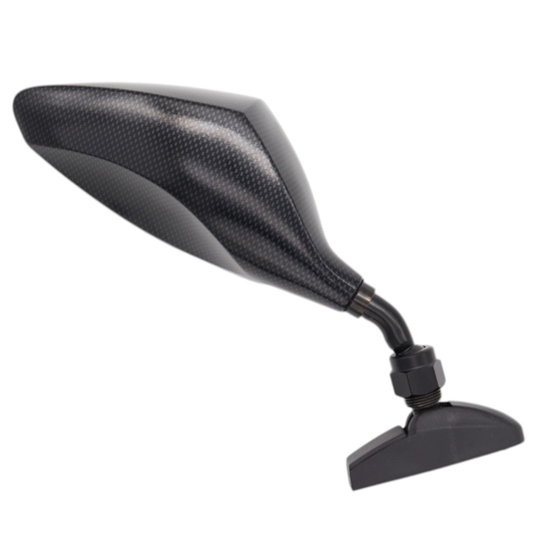 Retrovisore Destro Universale per Moto Carenate Carbon Look