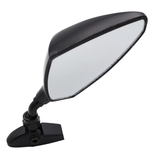 Retrovisore Destro Universale per Moto Carenate Nero