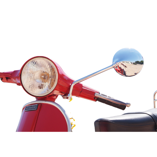 Universal Vintage Vespa Rearview Mirror Chromed LH/RH