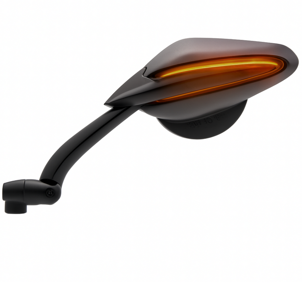 Universal Left Handlebar Rearview Mirror with Integrated LED – VIPER 8