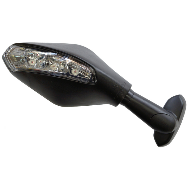 Right Rearview Mirror for Faired Motorcycles with Integrated LED – DarkEdge
